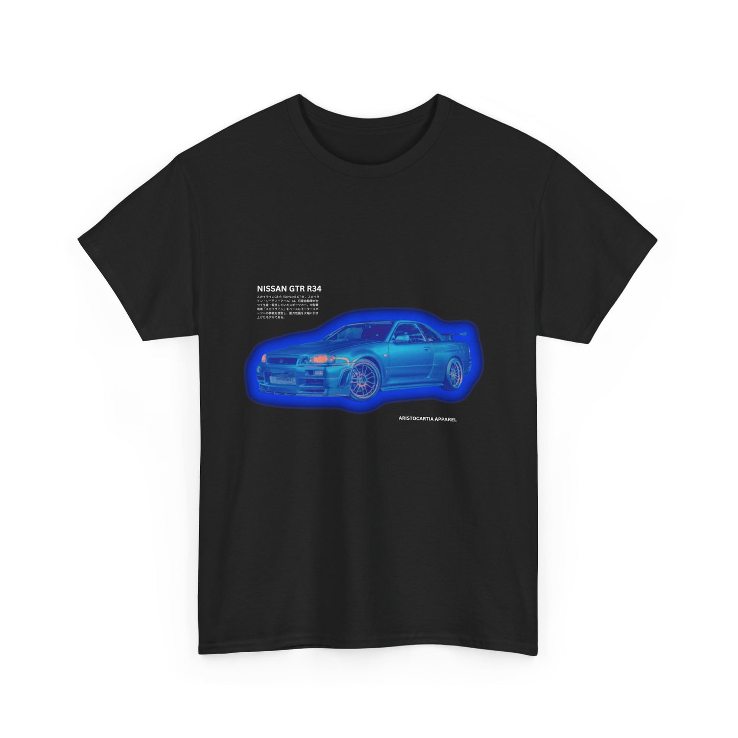 JDM- Nissan GTR34 Aura Graphic Shirt